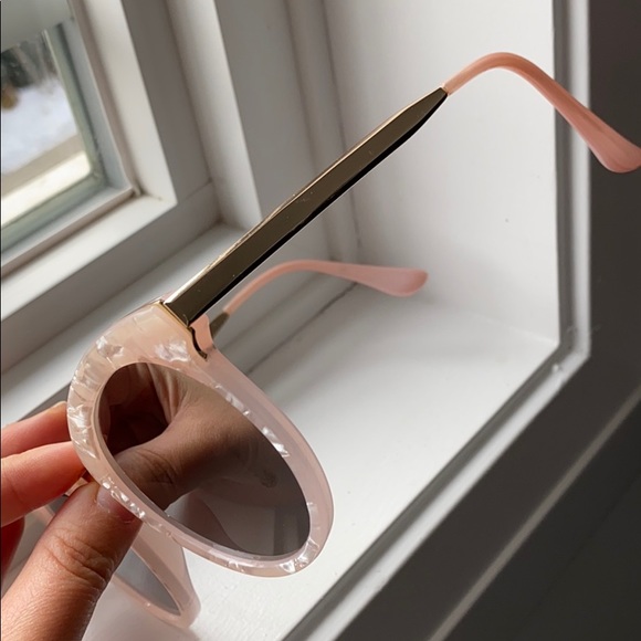 Pink Mirror Sun Glasses - Picture 2 of 4